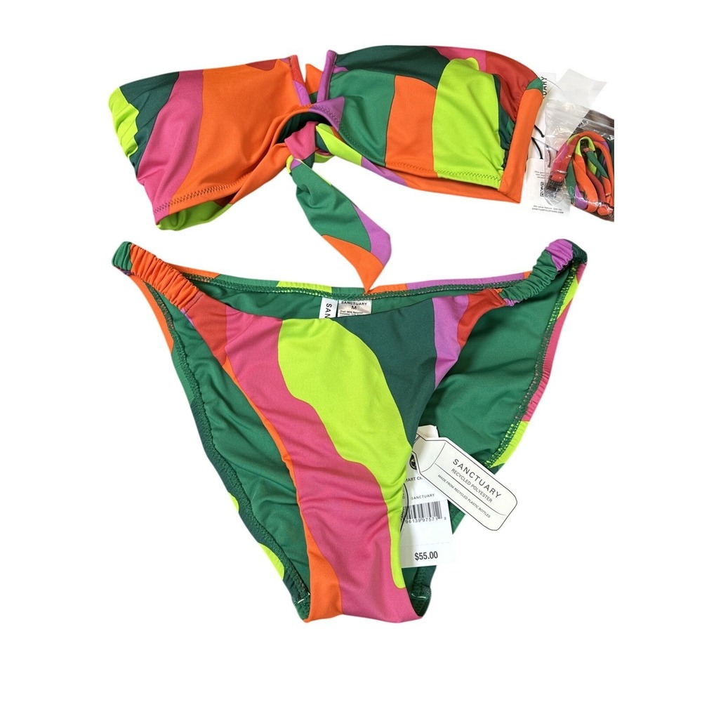 NWT Sanctuary Swim Bottoms Medium Top Large Gorgeous Sold Out